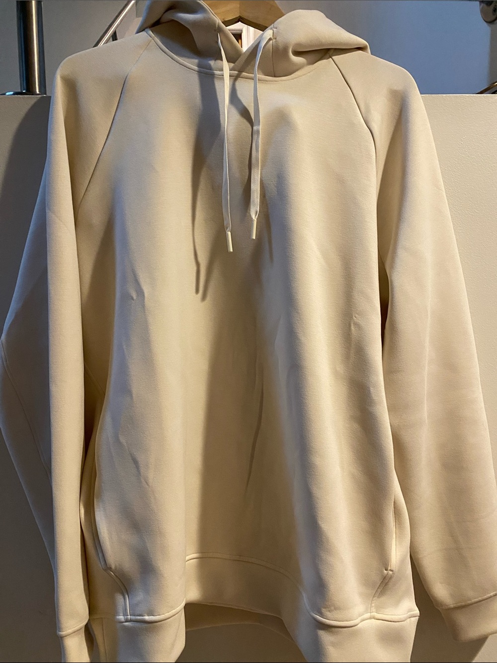 lululemon athletica Men's Cream/Tan Crewneck Hoodie